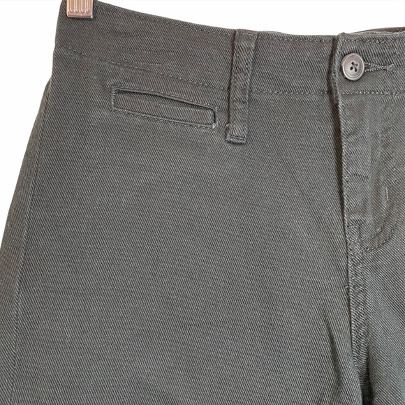 A New Day High Rise Cropped Wide Leg Black Stretch Pocket Pants 0 - Picture 6 of 11